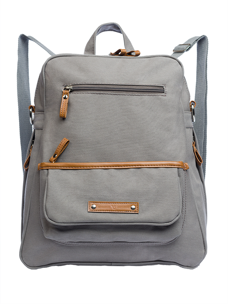 Convertible Backpack in Bee Delightful Eco Friendly Canvas - Land & Kamp