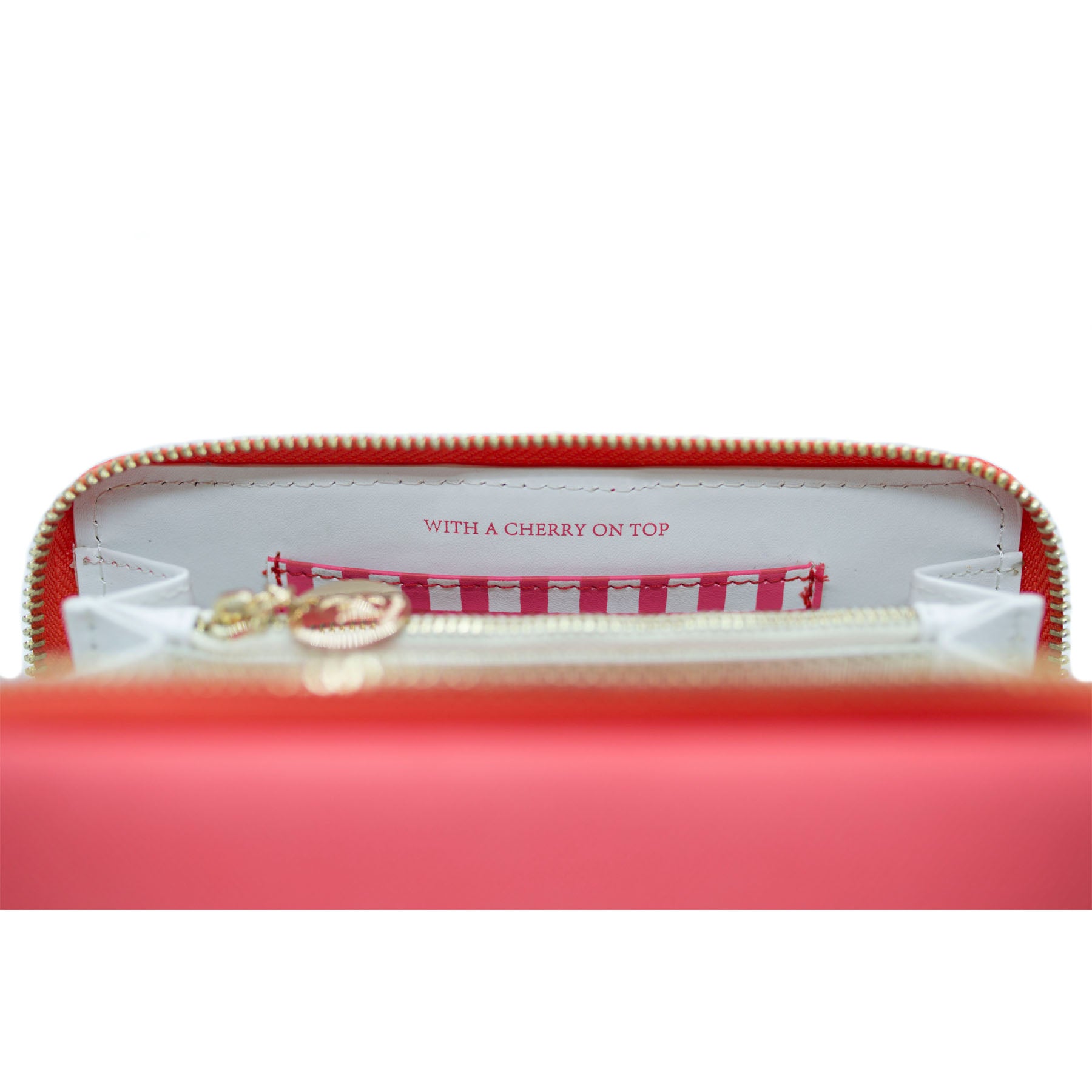 Nylon Wallet in Cherry Red